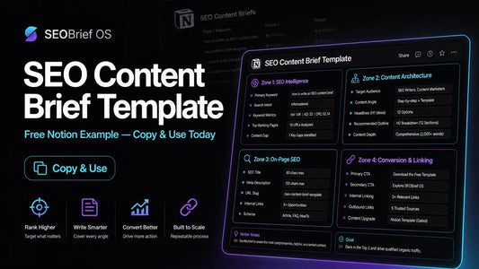 SEO Content Brief Template: Free Notion Example